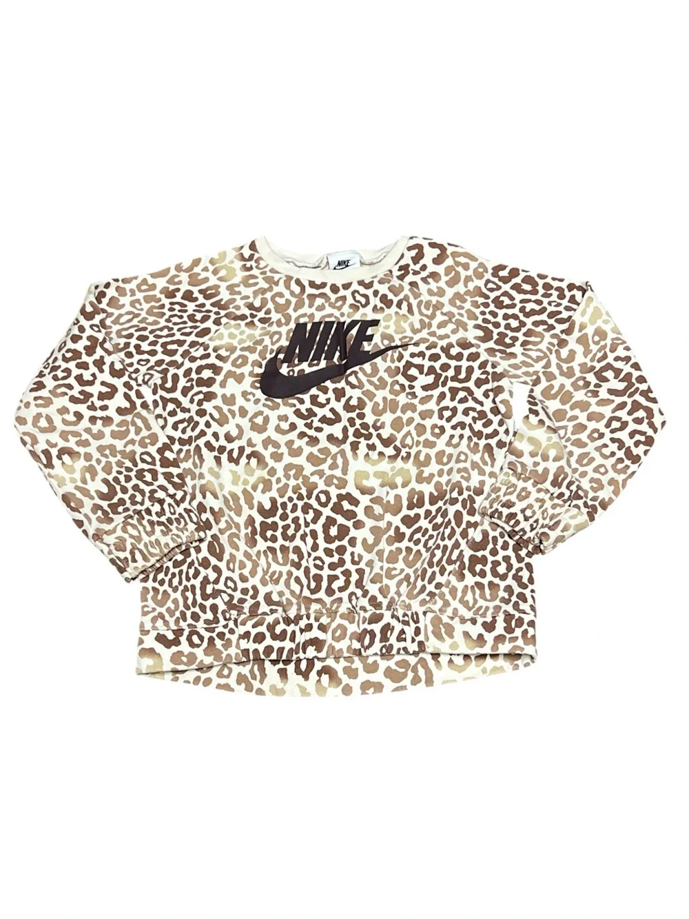 Nike Girl's Leopard Print Sweater Size 6X